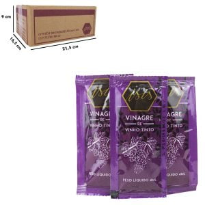 Vinagre de vinho tinto Isis sachê 4ml x 200un
